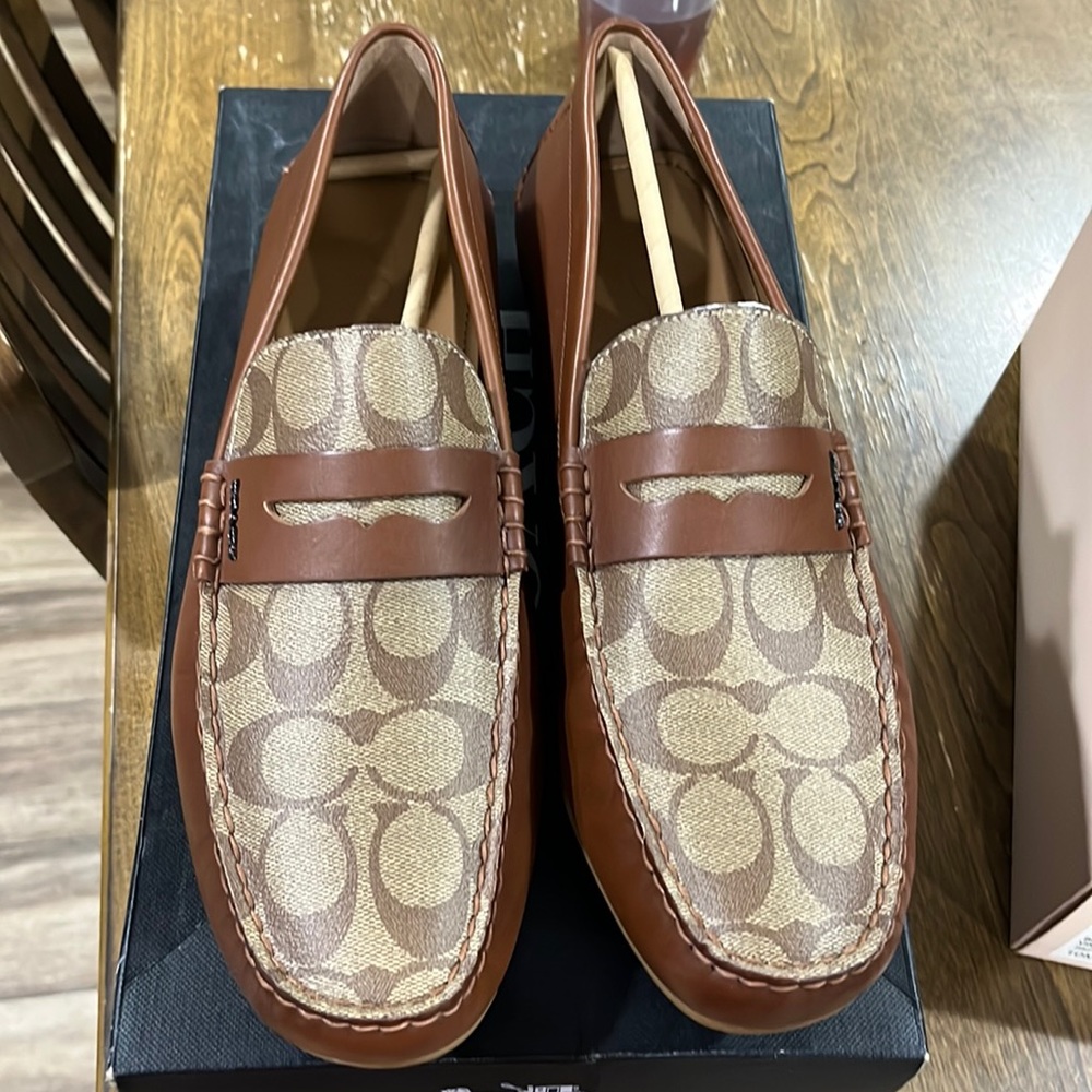 Mens Coach Khaki shoes